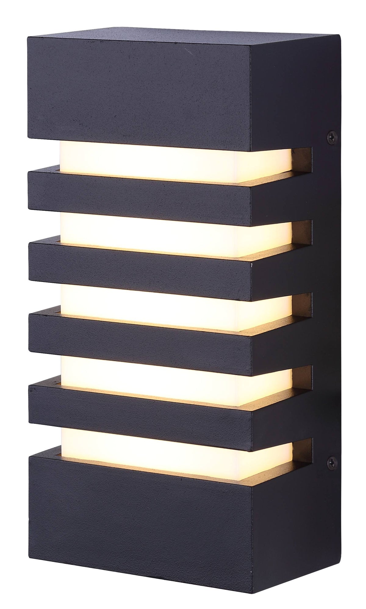 Black LED Outdoor Wall Light L594