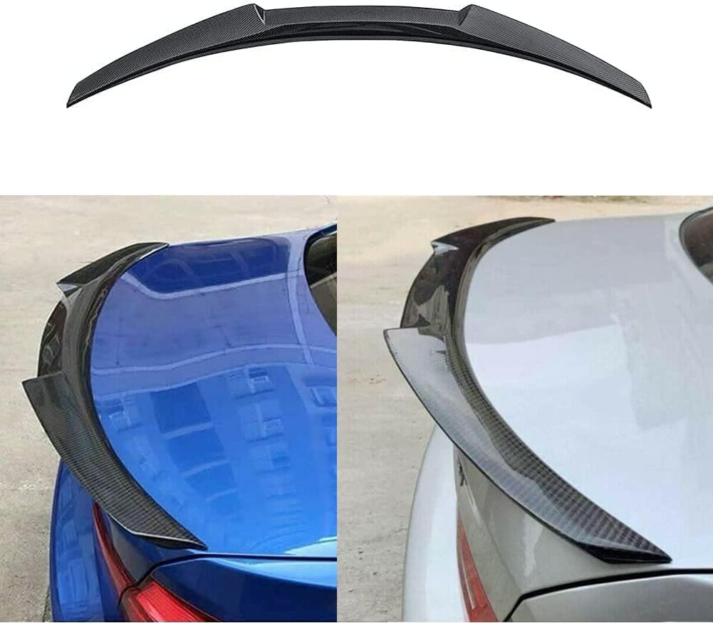 Rear Trunk Spoiler Wing with Carbon Fiber Pattern C850