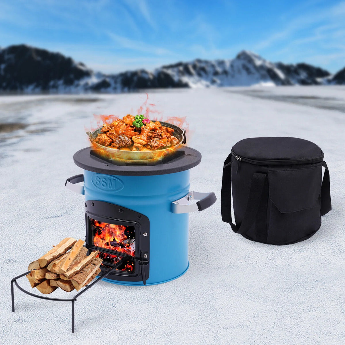Outdoor Portable Camping Rocket Stove Y269
