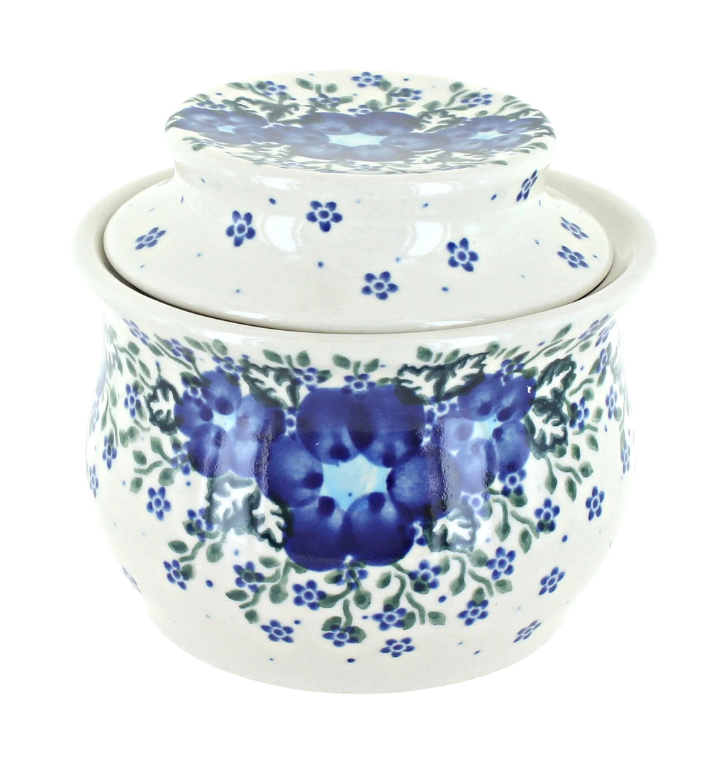 Blue French Butter Dish S232