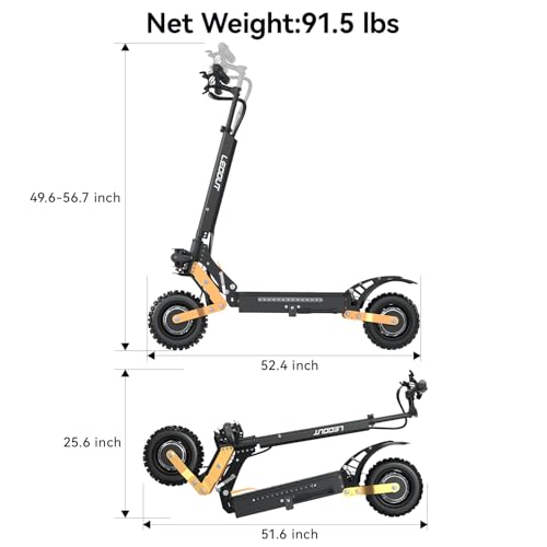 Electric Scooter, 5600W Motor, 59Mi Range Y608