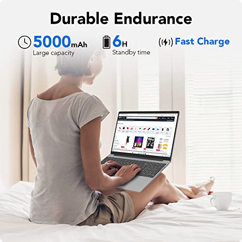 15.6 Inch Laptop Computer, Windows 11, 12GB RAM 512GB SSD, FHD IPS 1920x1200 Display, Celeron N5095 Quad-Core Processor P706