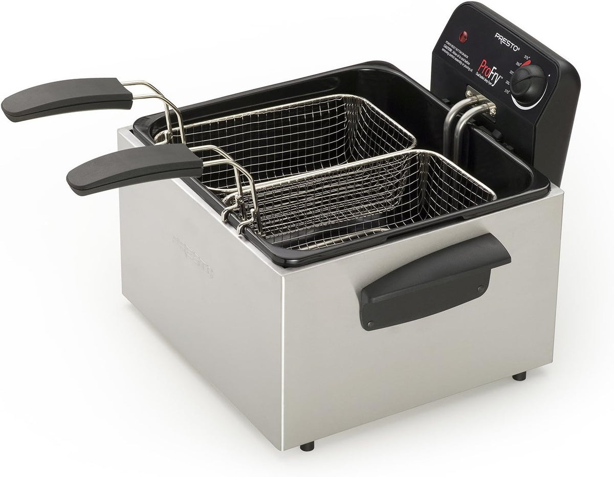 1800W 12-Cup Stainless Steel Deep Fryer O462914