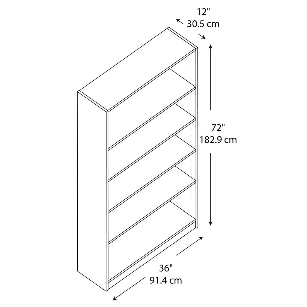 5 Shelf Bookcase I1747