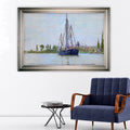 Silver Frame Sailing Boat G726