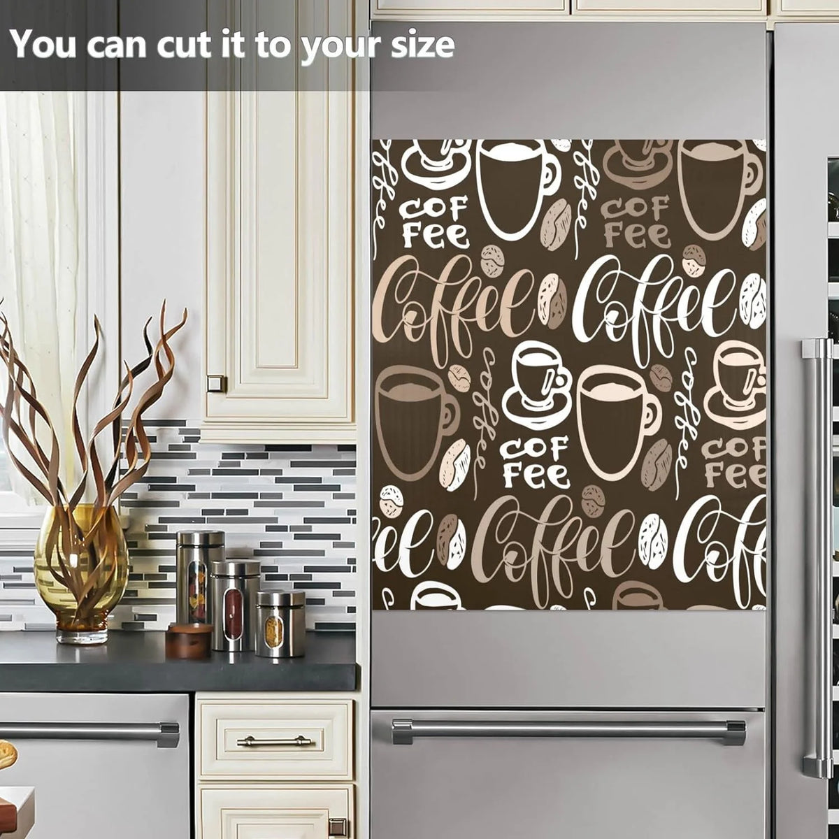 Coffee Cup Dishwasher Magnet Cover 23" x 26" E15893