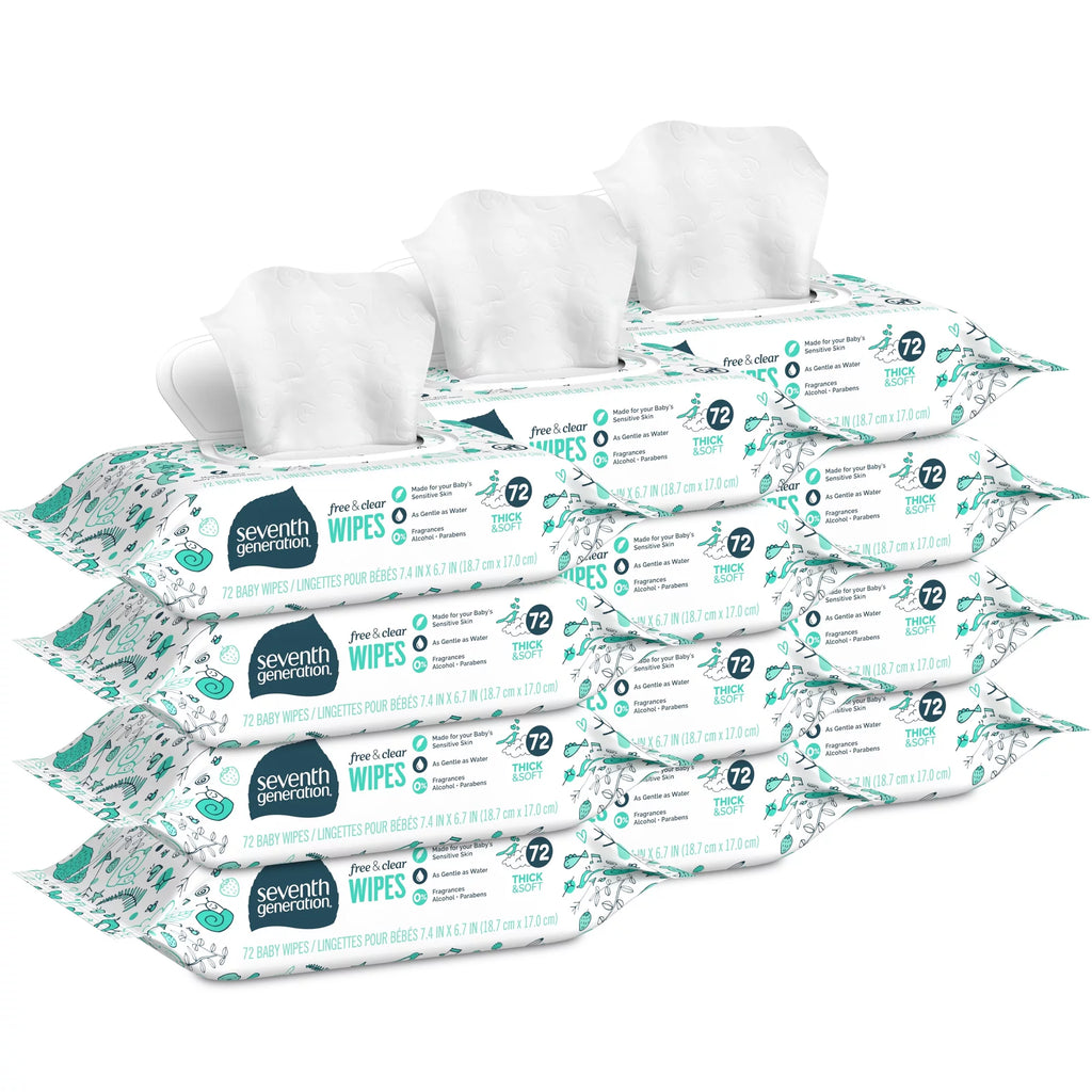 Baby Wipes Sensitive Protection 768 Count U3673