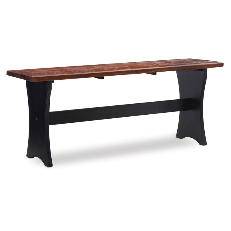 Black Solid Wood Dining Nook C596
