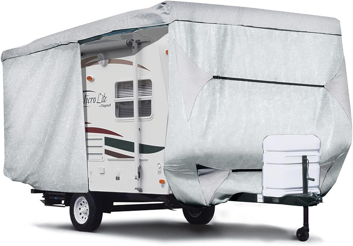 Travel Trailer RV Cover with Access Panels Fits 33'-35'L K267