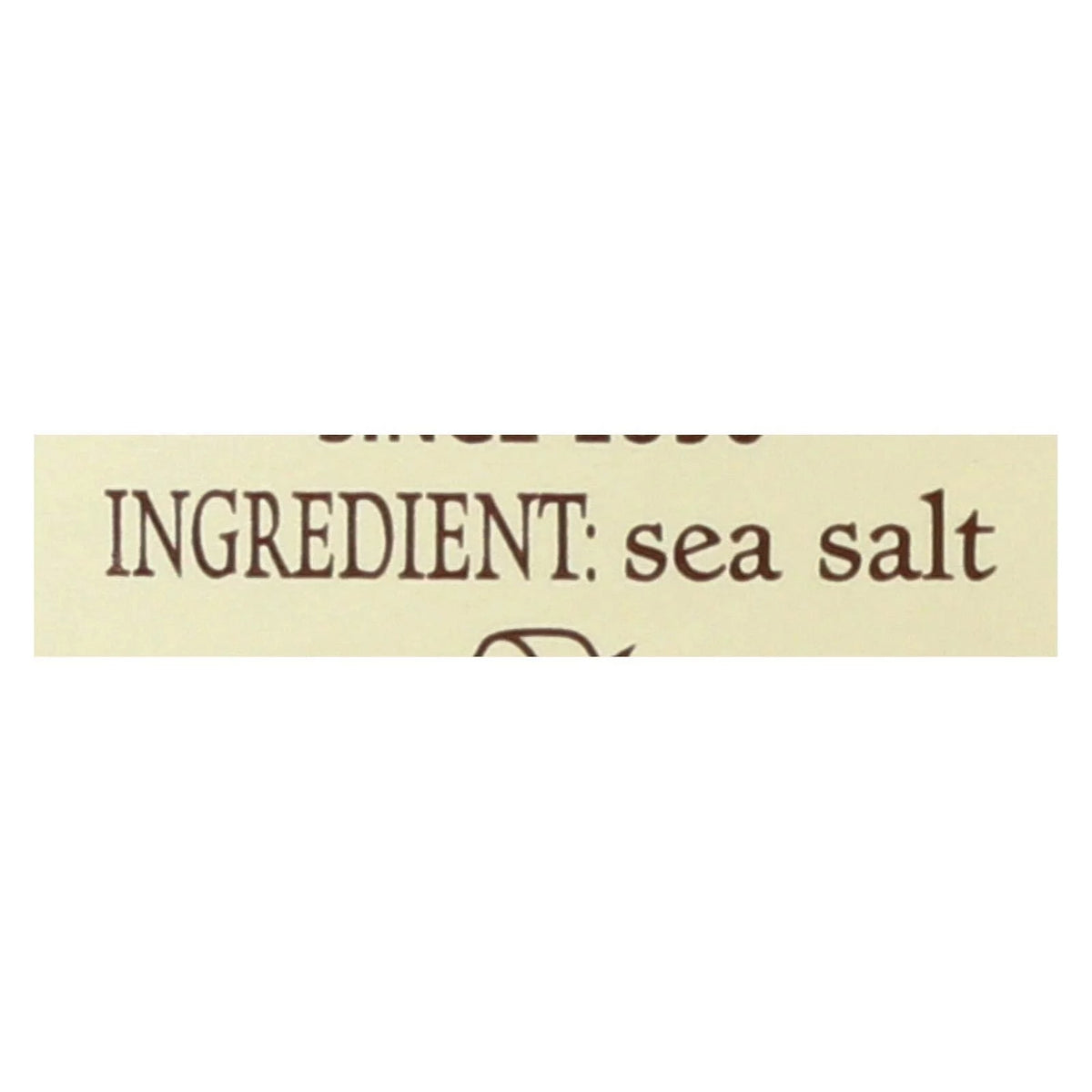 Sea Salt, 125 Gram O158