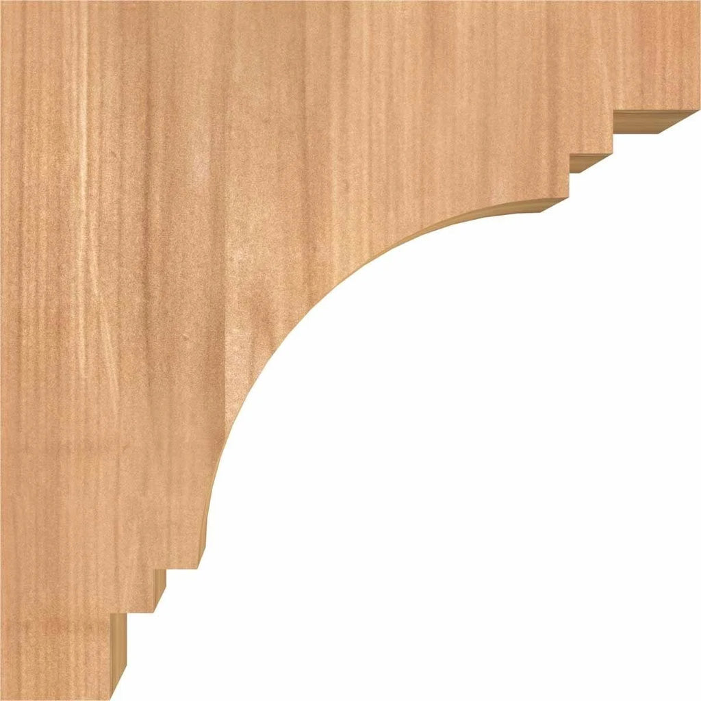 3 1/2x22W x 10x22D x 26x22H Western Red Cedar Corbel I10921