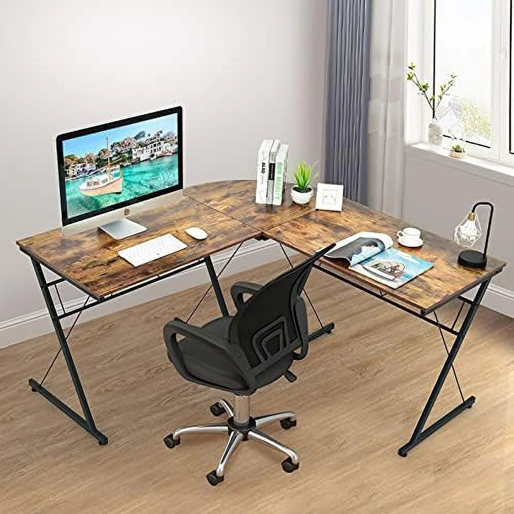 L-Shaped Black Gaming Desk N669388