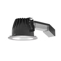 4 inch Round 20W Dimmable 4000K White Cone Silver Ring W286097