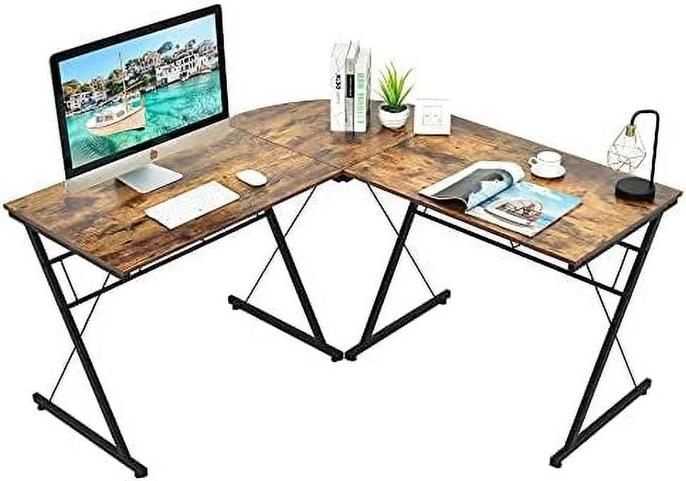 L-Shaped Black Gaming Desk N669388