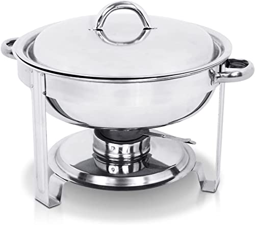 5 Qt Stainless Steel Chafing Dish Set of 2 H23796