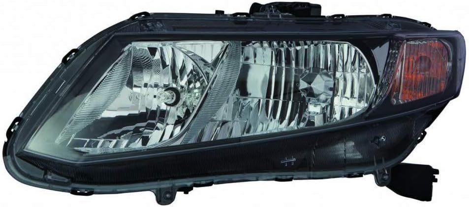 Pair Headlight Assembly for Honda Civic Coupe I273