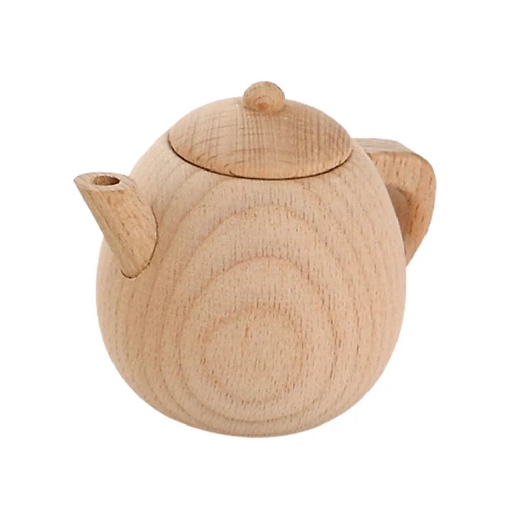 Solid Wood Tea Pot Toy V5536