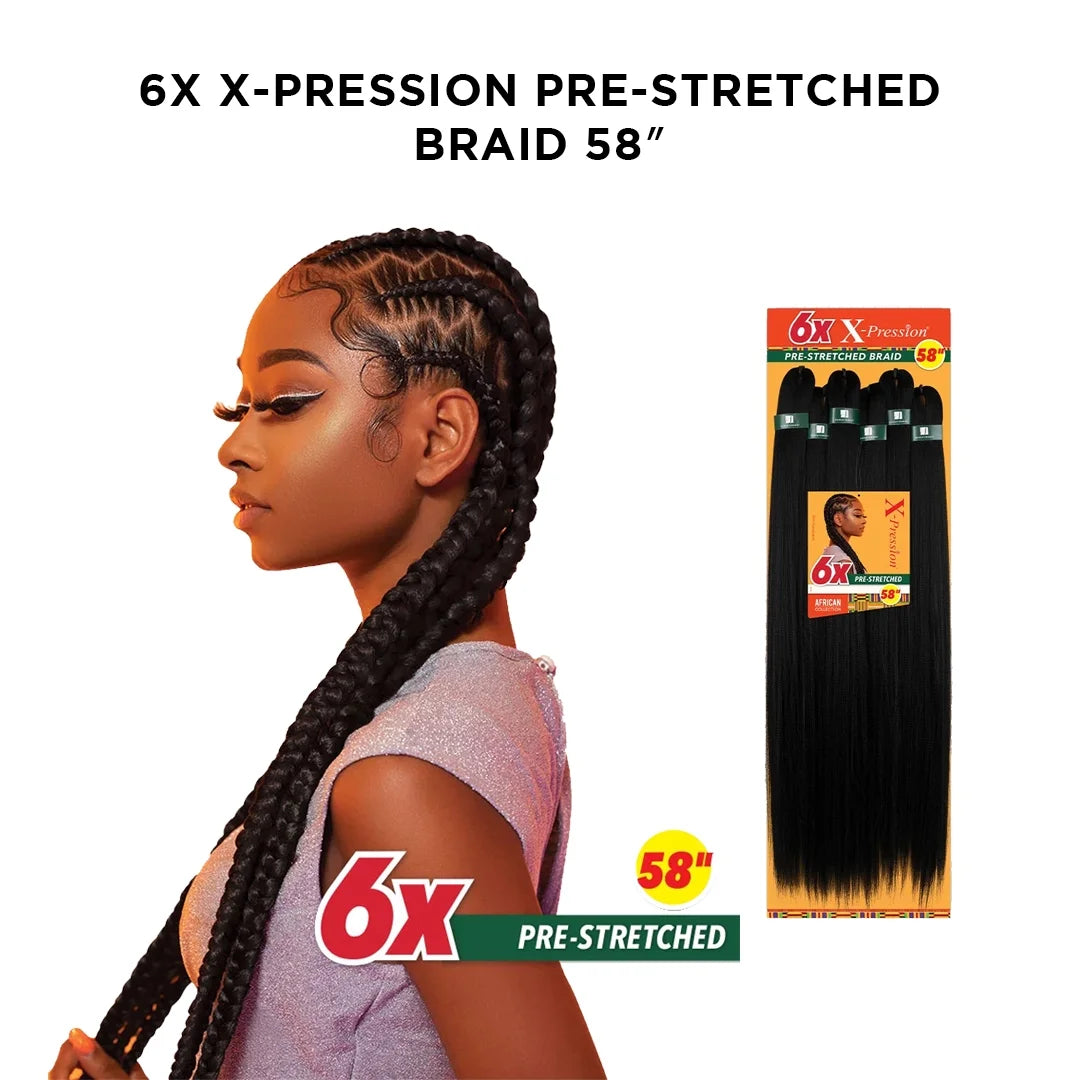 1B Off Black Jumbo Braid Hair 58” R27357