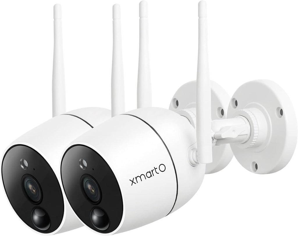 2K Wireless Security Camera with Night Vision (Pack of 2) W81460