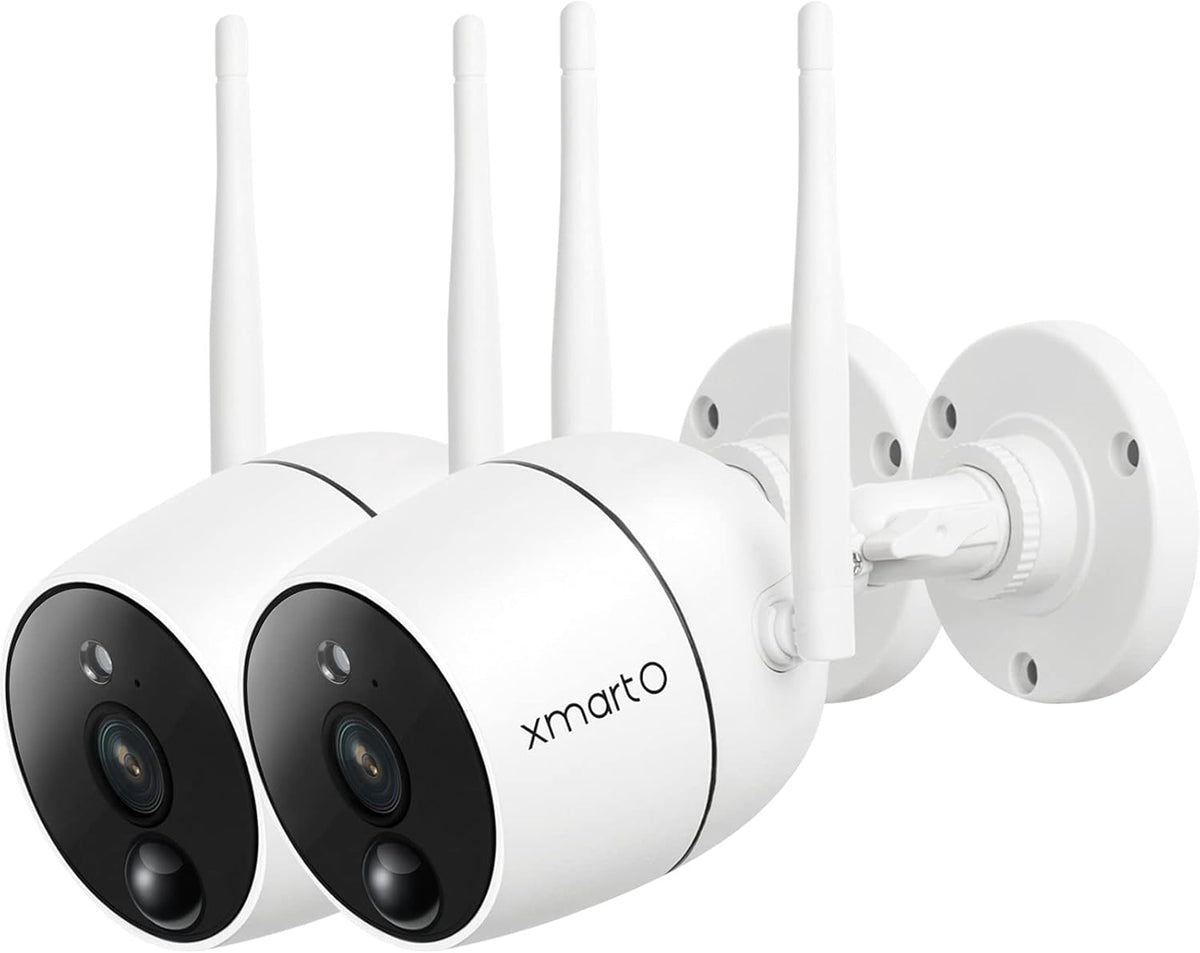 2K Wireless Security Camera with Night Vision (Pack of 2) W81460