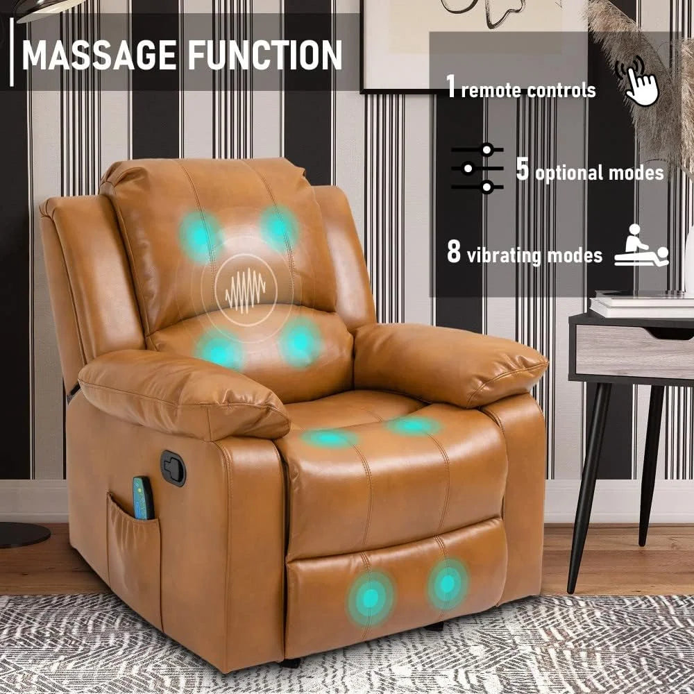 Faux Leather Power Lift Recliner Chair with Remote Control H14710