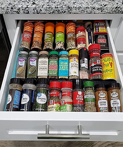 Set of 9 Expandable Drawer Spice Rack Organizer T198