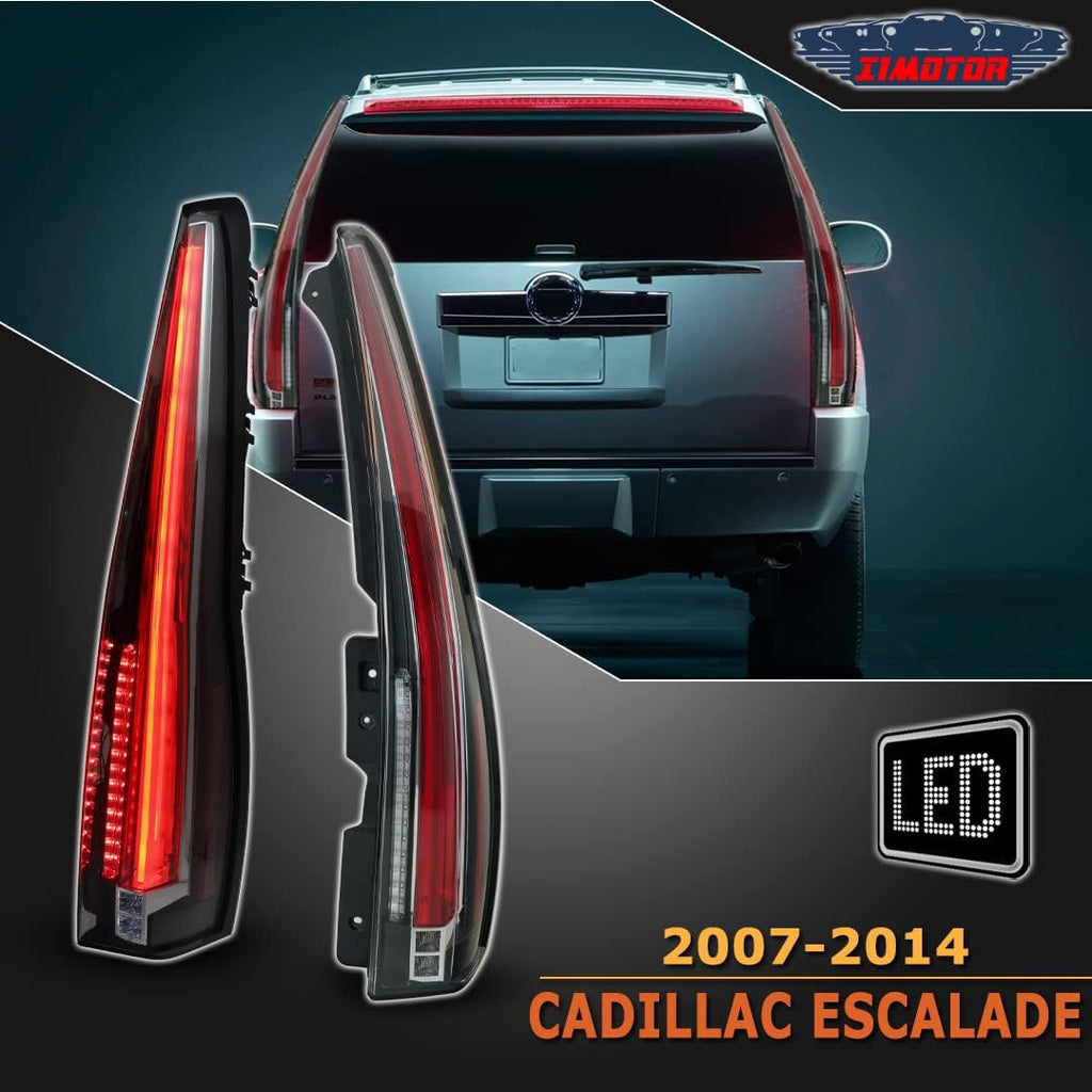 Black Red Housing LED Tail Lights for Cadillac Escalade S18750