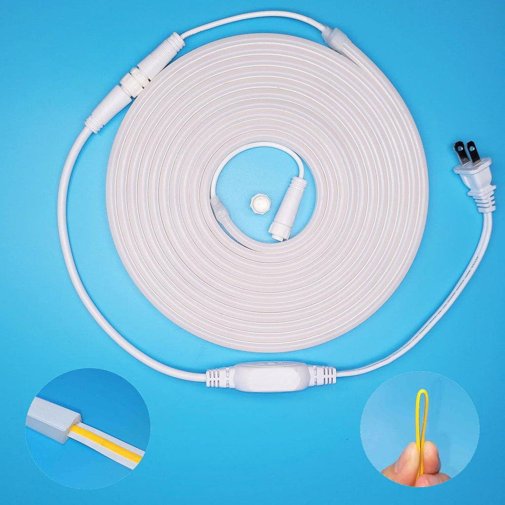 300pcs 5050 RGB 120V IP68 Waterproof Rope Light S4358