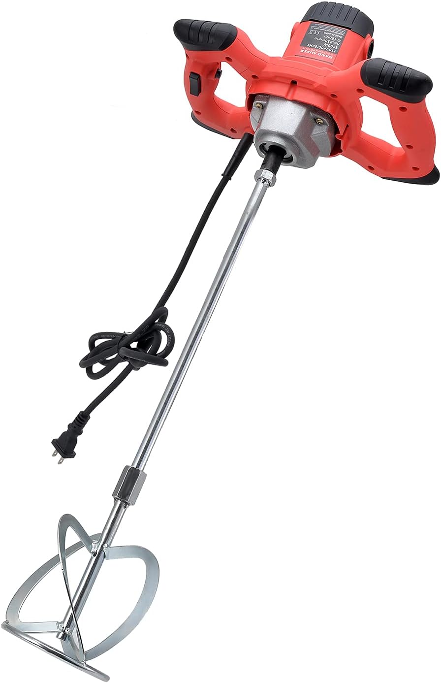 2100W Electric Handheld Concrete Mixer Drill, Cement Stirrer with Rod, 6 Speed, 110V, Pack of 2 D864