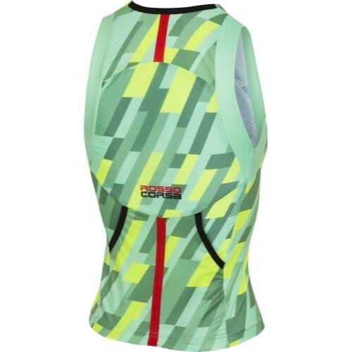 Jade Green Tri Singlet Z25392