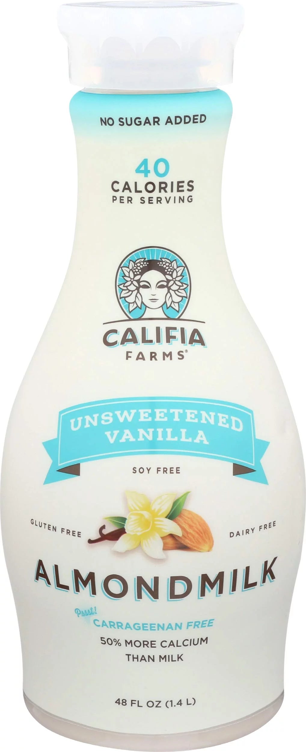 Unsweetened Vanilla Almond Milk, 48 Fluid Ounce -- 6 per case F2540