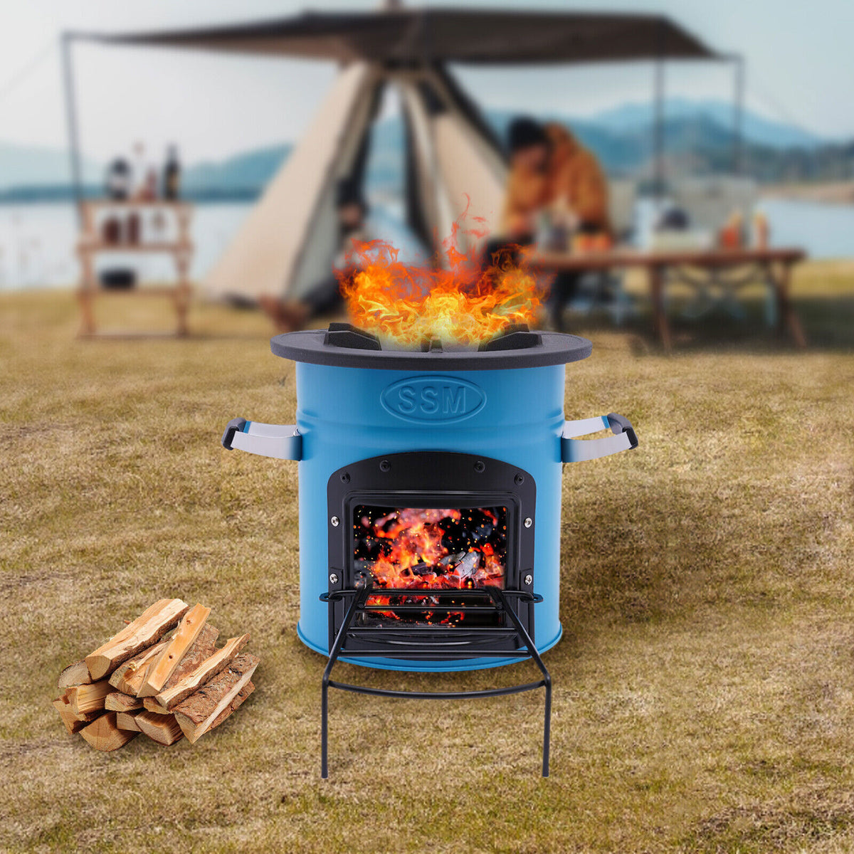 Outdoor Portable Camping Rocket Stove Y269