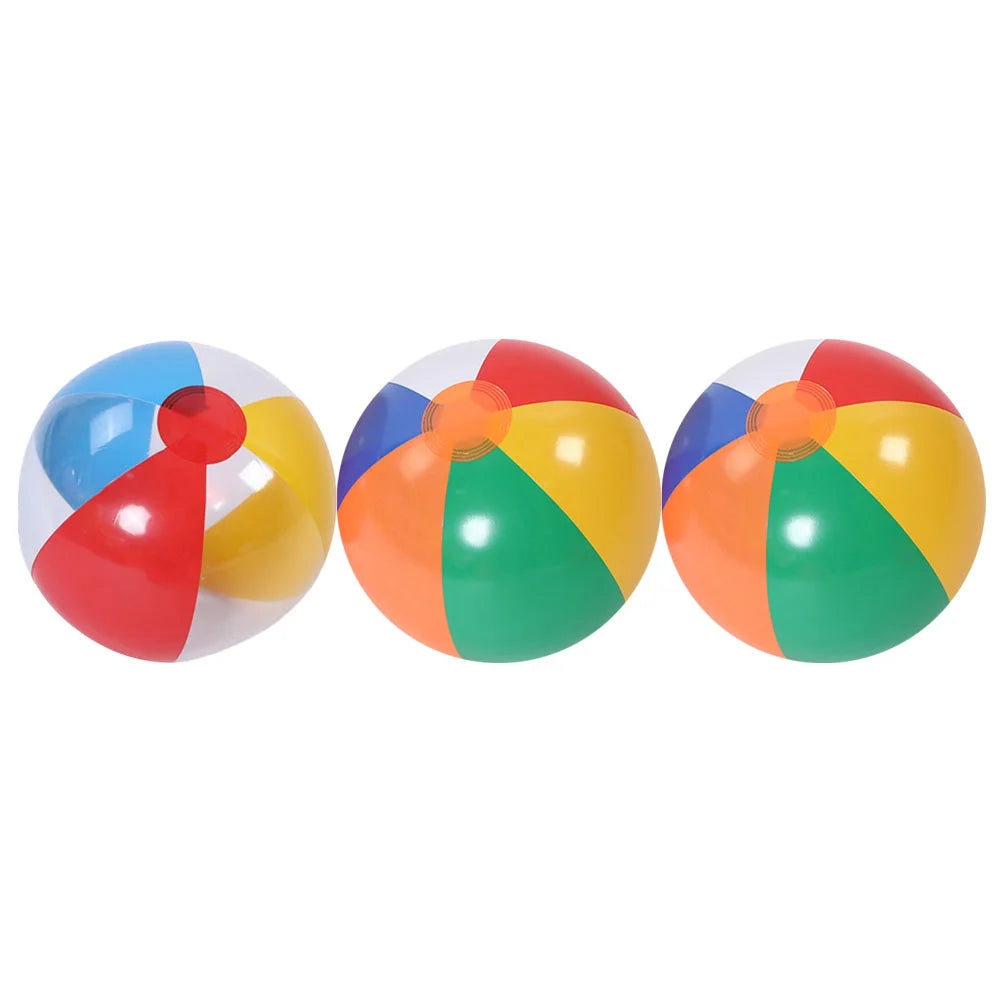 3Pcs Inflatable Beach Ball Pool Water Toy D8022