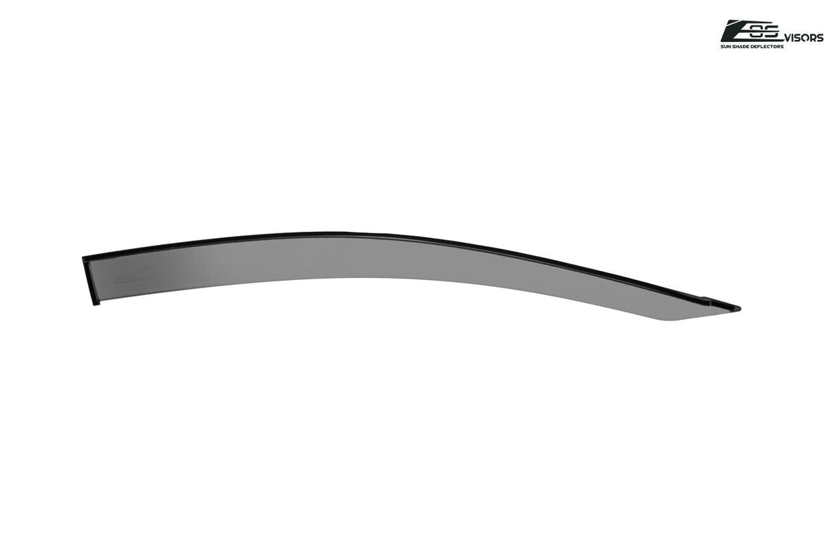 Smoke Tinted Tape-On Side Window Deflectors Rain Guard W3428