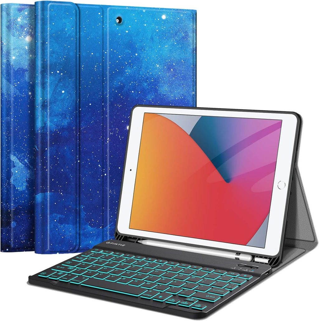 Composition Keyboard Case for iPad 10.2 Inch with Bluetooth Keyboard W7022