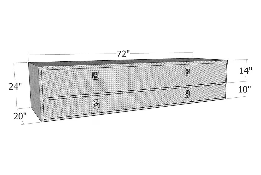 72In Stake Bed Contractor Topsider With Doors V97903
