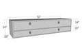 72In Stake Bed Contractor Topsider With Doors V97903