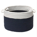 Navy Storage Basket with Handles Q732