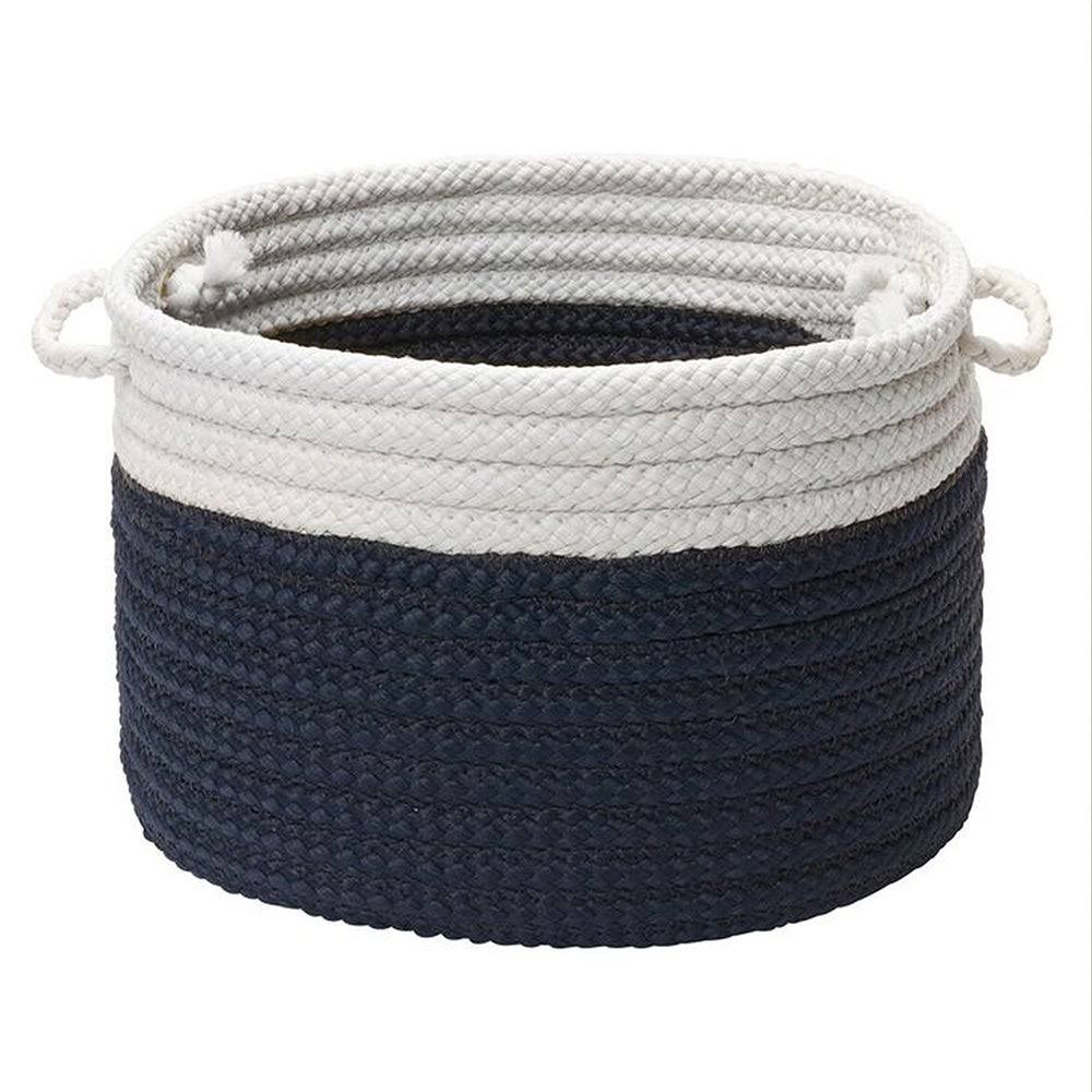 Navy Storage Basket with Handles Q732
