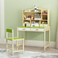 Green Children's Writing Desk with Chair O36188