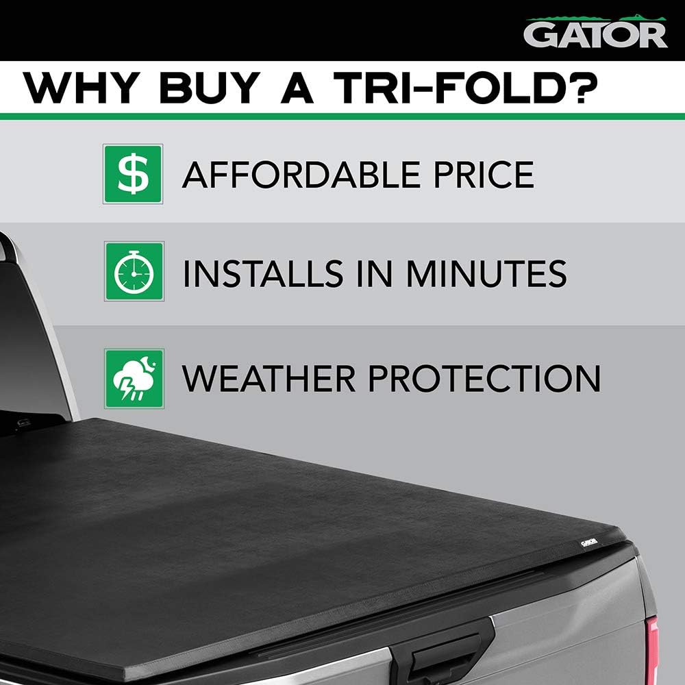 Soft Tri-Fold Truck Bed Tonneau Cover B2370
