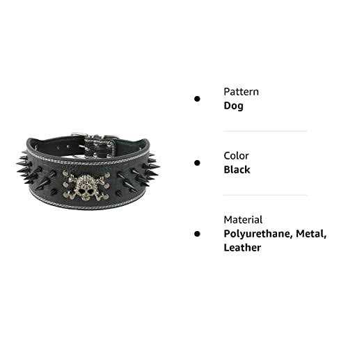 3 Inch Spiked Studded Leather Dog Collar Z5175