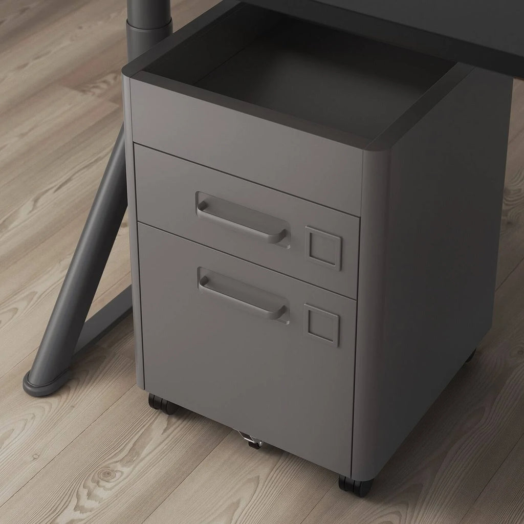 Dark Gray Drawer Unit on Casters Y237074