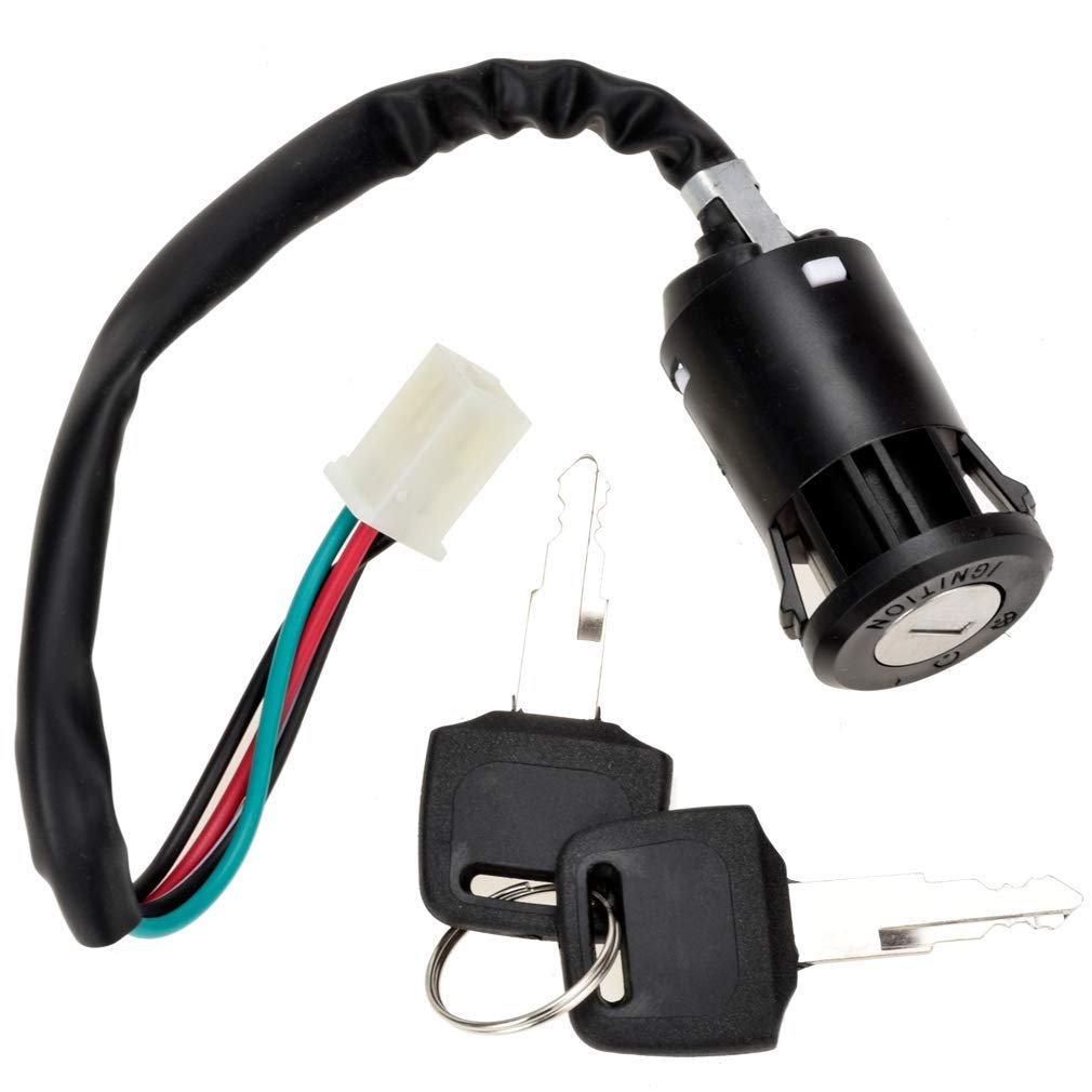4 Wire Pin Ignition Key Switch Set for 50cc 70cc 90cc 110cc 125cc 150cc Dirt Bike ATV Quad Scooter R23738
