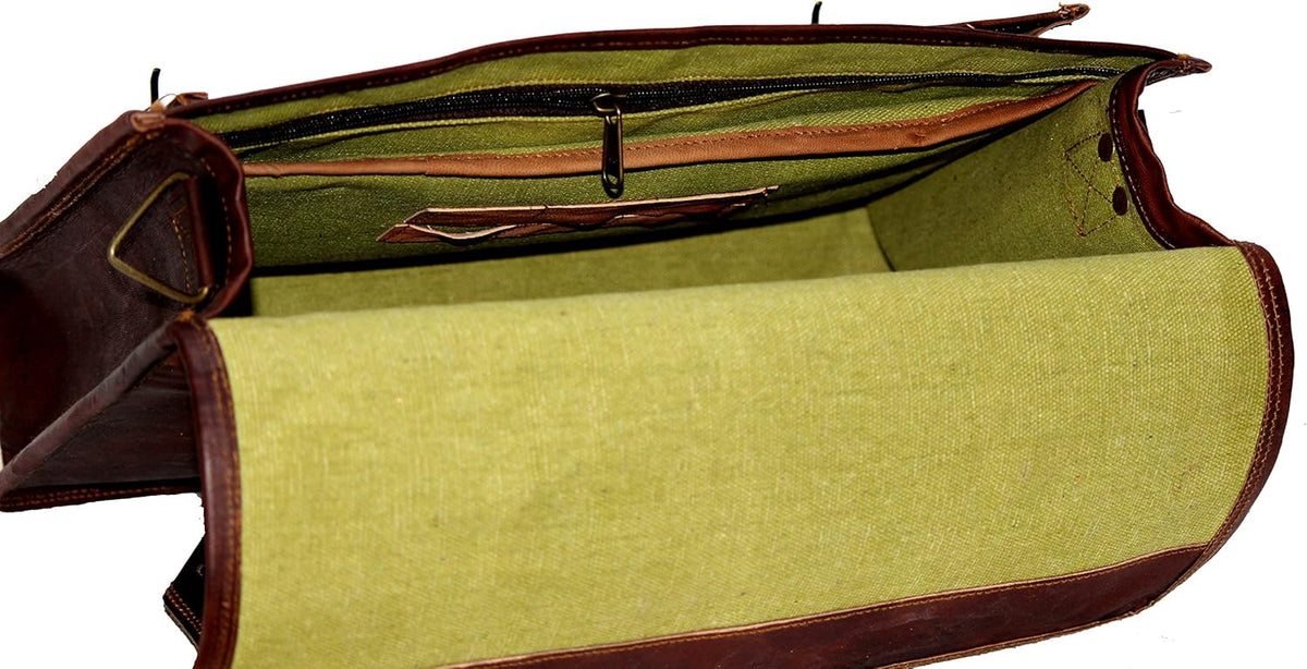 Brown Leather Laptop Bag M415661