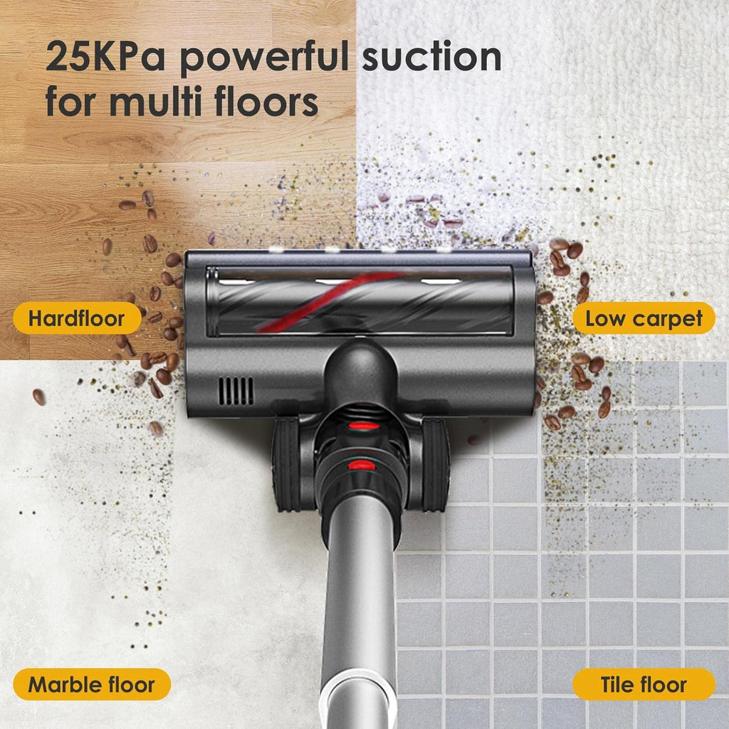 280W 25KPa Cordless Stick Vacuum with 2 Detachable Batteries Z399