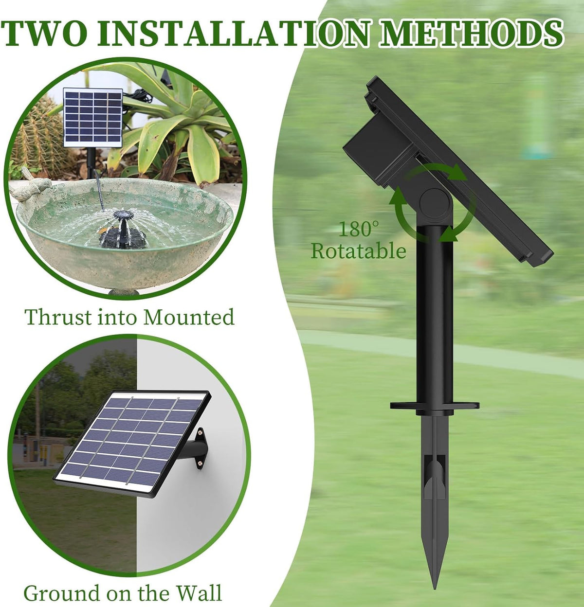 Solar Water Fountain Pump Kit V52814