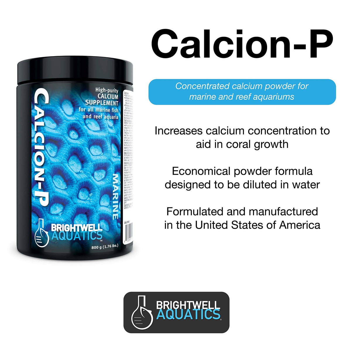 Powdered Calcium Supplement for Marine Aquariums 3.2-kg I8455