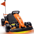 24V 7AH Electric Drift Kart with Adjustable Seat, 7.5 MPH 200W Motors D313