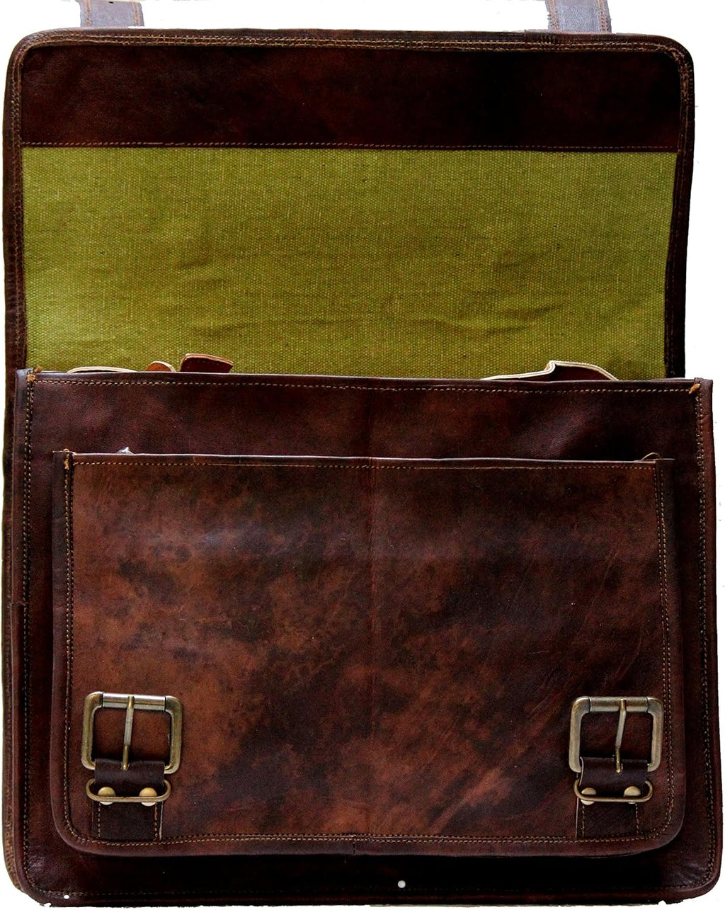 Brown Leather Laptop Bag M415661
